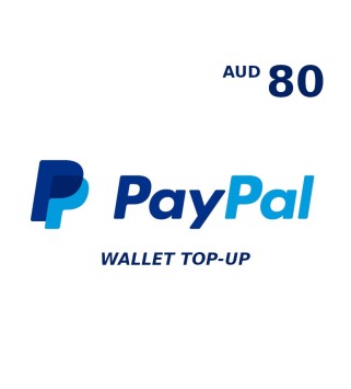 PayPal Wallet AUD 80 Top Up Key GLOBAL